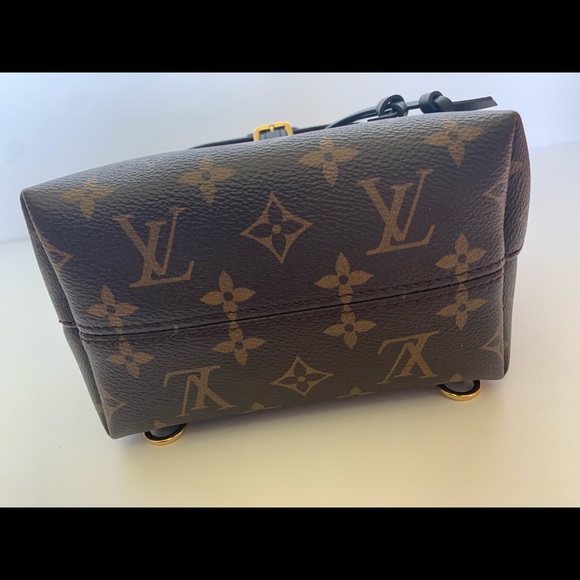 🦄 sold 🦄 BNIB Louis Vuitton Montsouris BB in Mono Noir - Picture 8 of 15